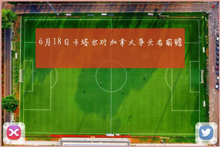 6月18日卡塔尔对加拿大争头名前瞻