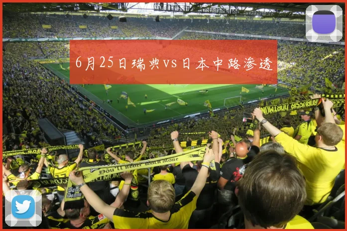 6月25日瑞典vs日本中路渗透